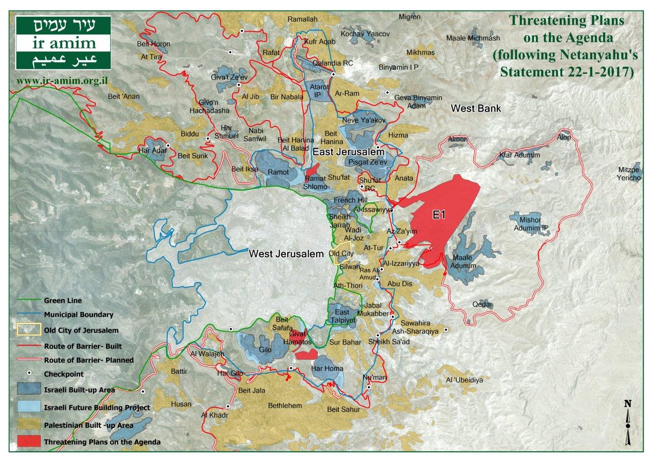 Building Plans Posing a Threat to a Two-State Solution (January 2017